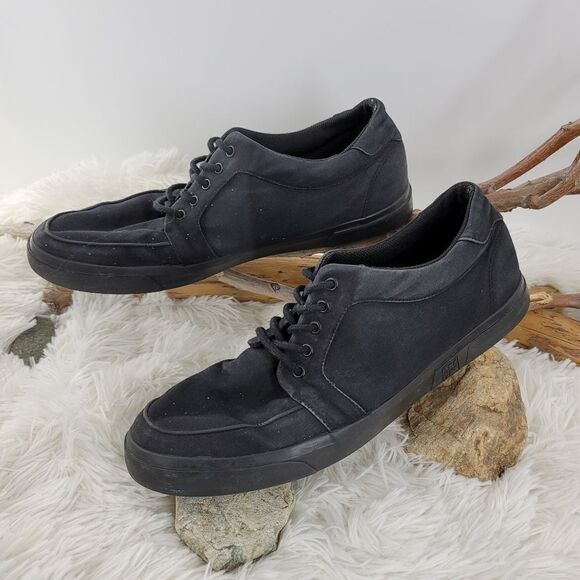 TUK canvas 90s retro shoes black - Picture 1 of 11